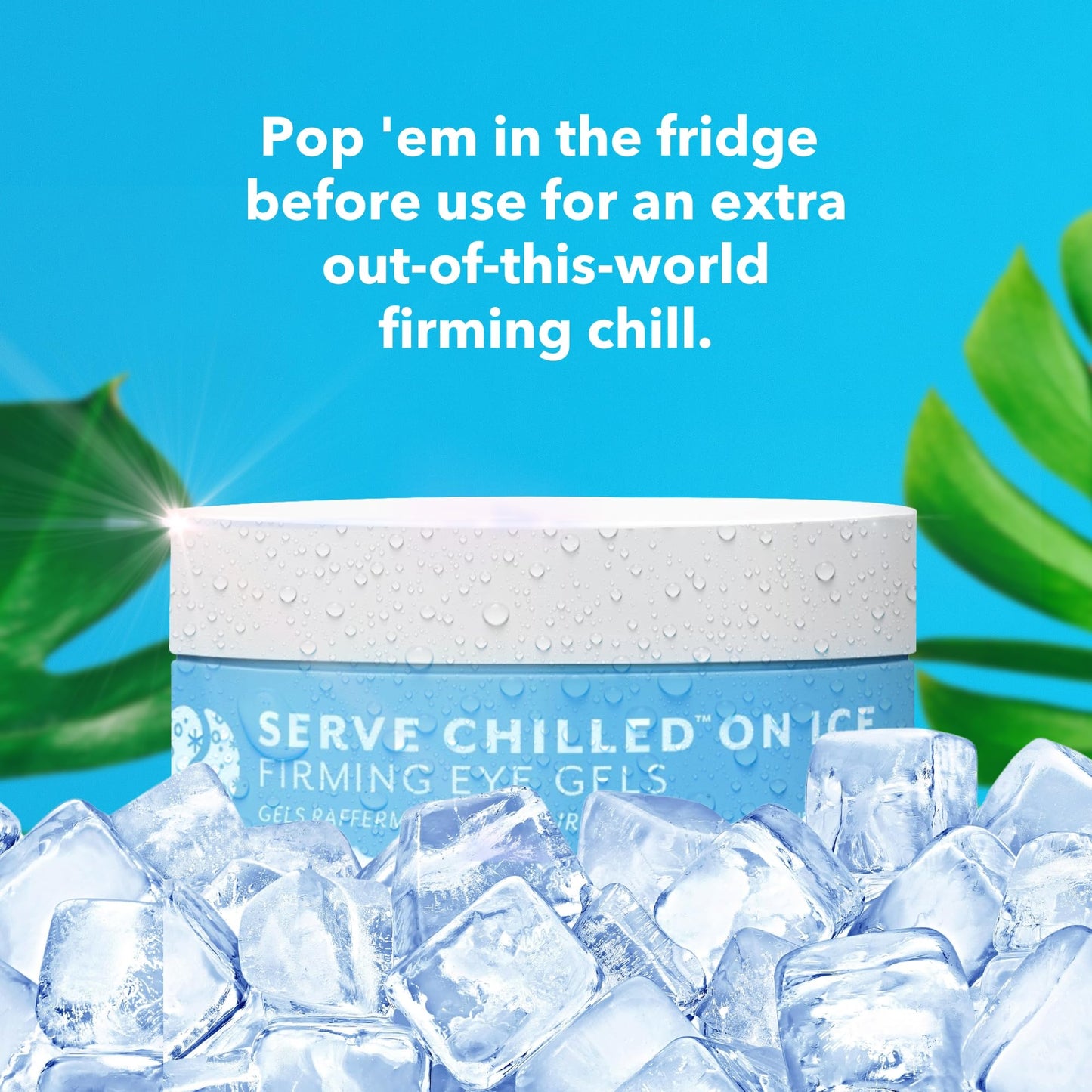 Patchology Serve Chilled On Ice Firming Under Eye Mask Patches with Peptides, Cloudberry Oil & Bakuchiol – Hydrogel Patches for Dark Circles, Puffiness, Fine Lines – Ideal Travel Essential - 15 Pairs