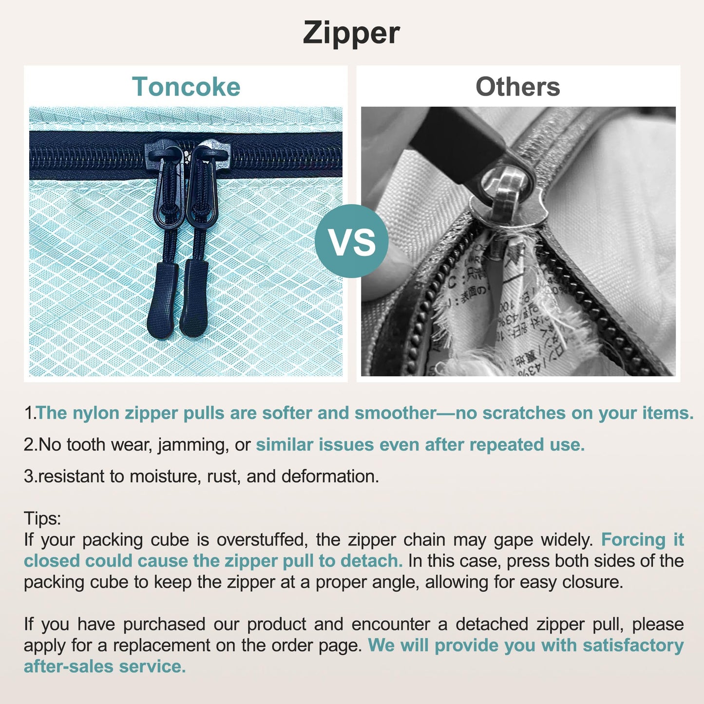 Toncoke 8-Piece Packing Cubes for Travel, Mesh Luggage Organizers with Shoe Bag, Toiletry Bag, Laundry Pouches, 4 Sizes (XL/L/M/S) for Suitcase Organization, Men Women Kids, Lake Blue