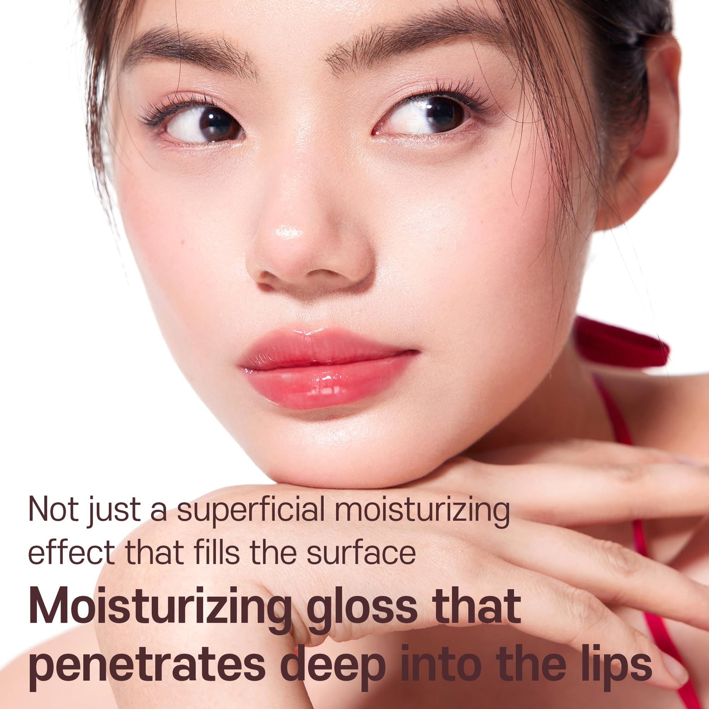 Korean Mini Lip Balm Hydrating Glow Lip Mask (Berry) 10g, 12hrs Long-lasting Overnight Moisture Butter for Women