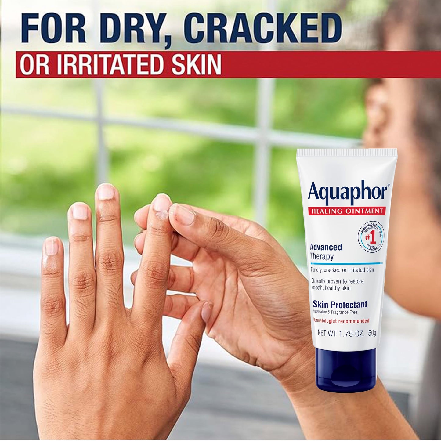 Aquaphor Skin Care Set, Healing Ointment & Lip Repair Sticks, Multi-Purpose Moisturizer for Dry Skin & Chapped Lips, 3x1.75 Oz Tube + 4x0.17 Oz Stick