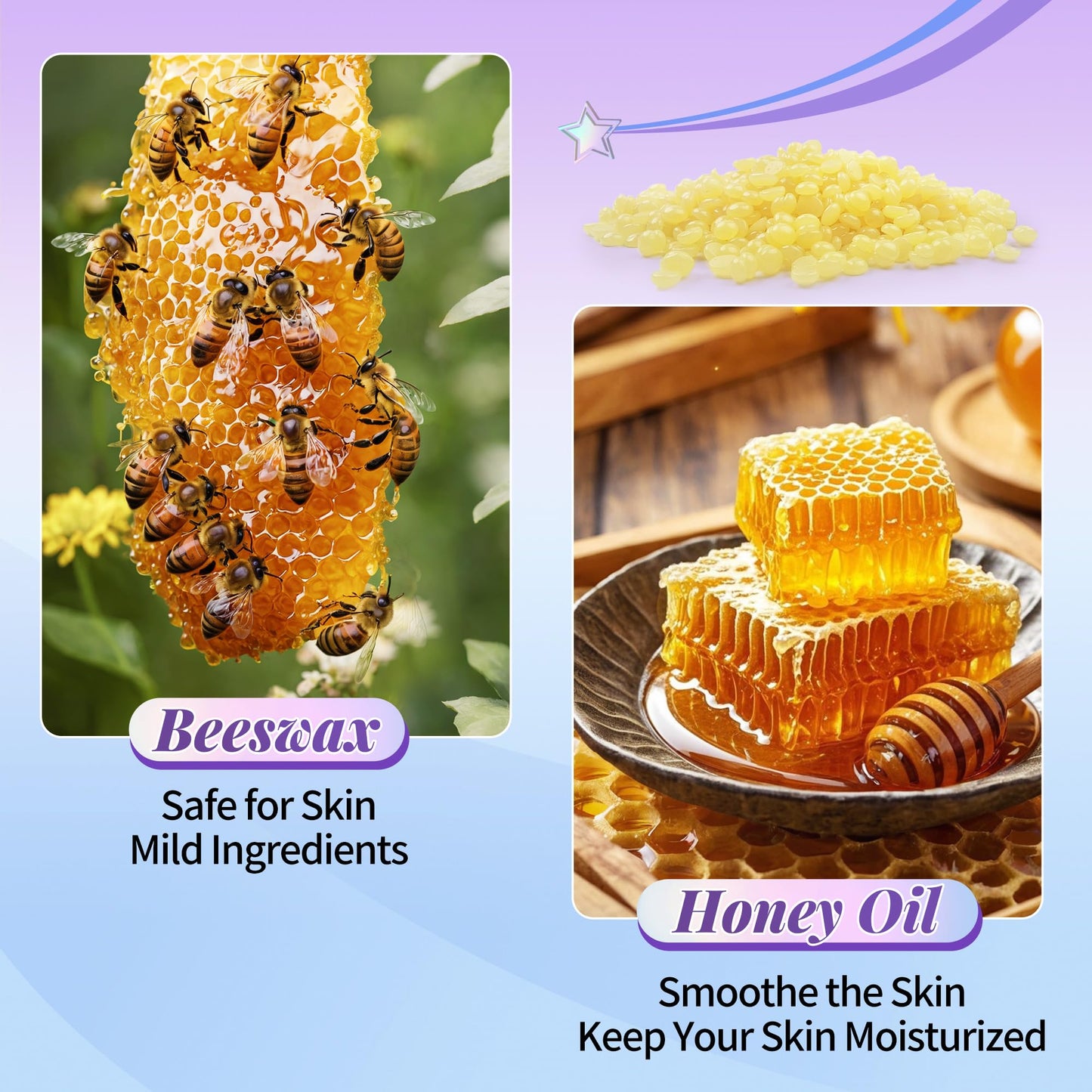 LaWink Nose and Ear Wax Kit Men,Mini Waxing Warmer Travel Waxing Warmer for Hair Removal, Eyebrow Waxing Kit for Women, with 100g Wax Beans, 15-20 Times, Silicone Pots, Usb Rapid Heating, Painless