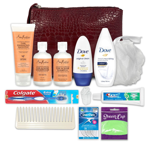 Convenience Kits International Women’s Multicultural 13 pc Travel Kit Featuring: Travel-Size Hair & Body Products (7744)