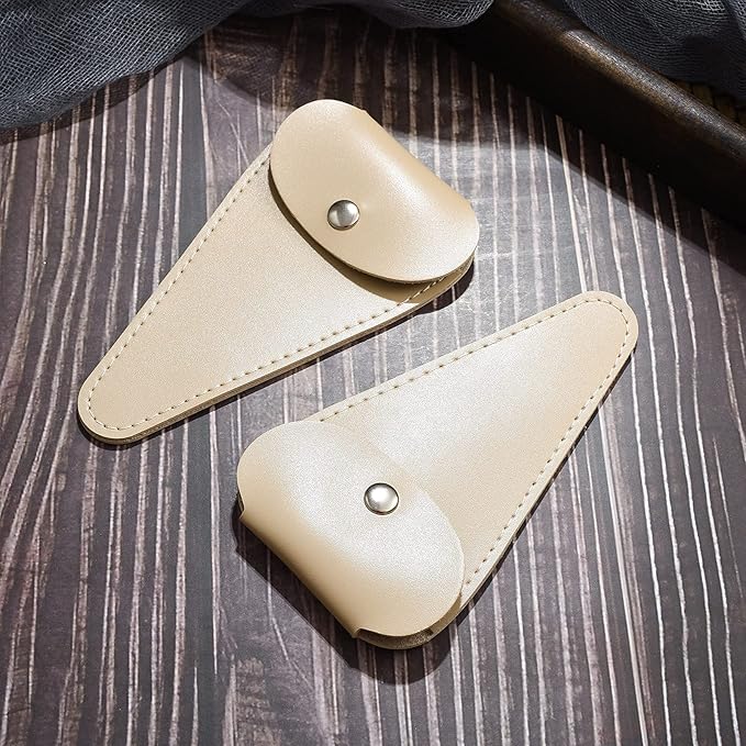 5 inches Embroidery Scissors Sheath, Small Sharp Pointed Vintage Scissors Protective Case for Storing Regular Shears – 2 Pack