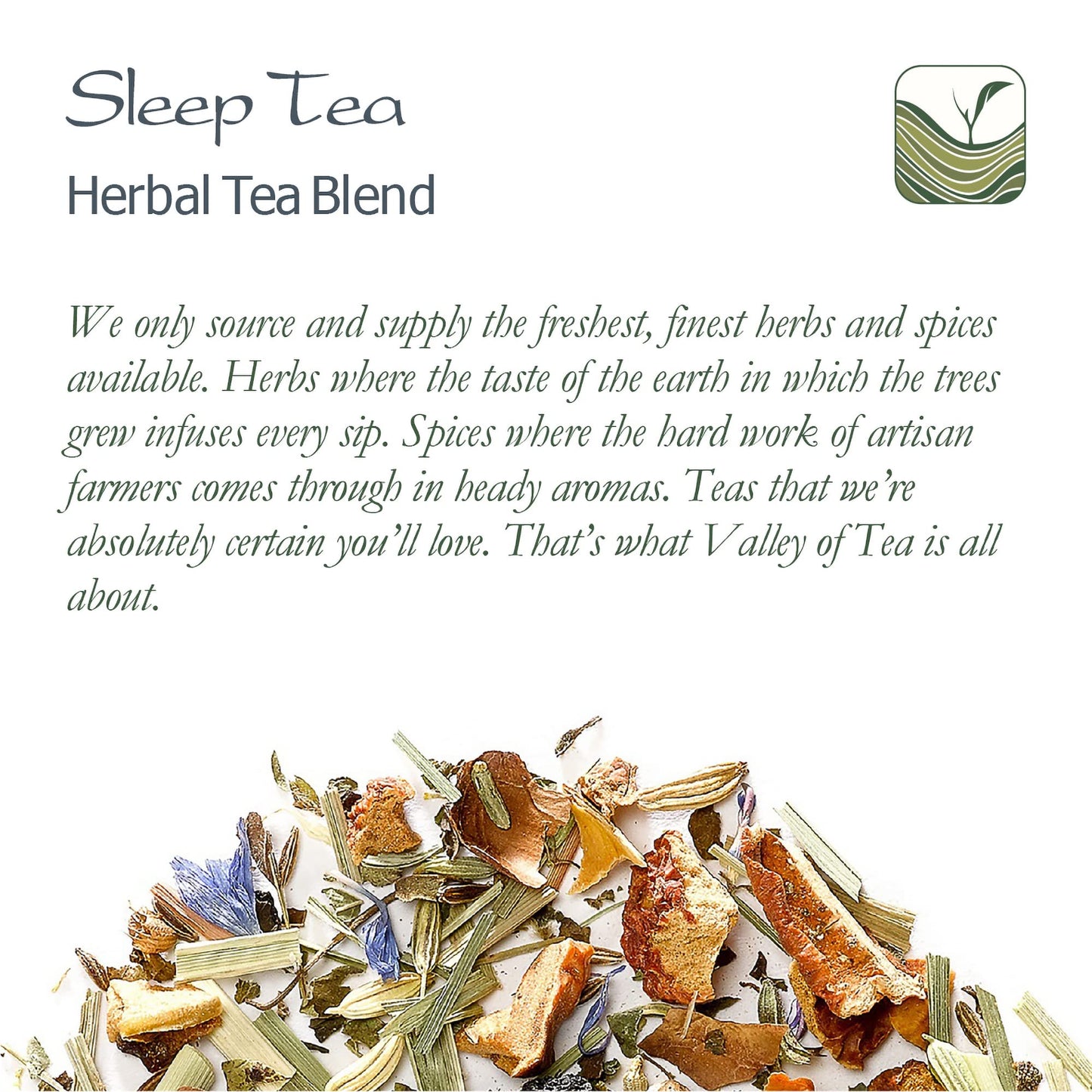 Sleep Tea Organic Herbal Tea - All Natural Sleep Blend - Good Night Relaxing Camomile Infusion - Soothing - Calming Tea Sleepy Tee Sleep Tea Slepy Tea Sleepytea Seeping Tea Sleppy Tea