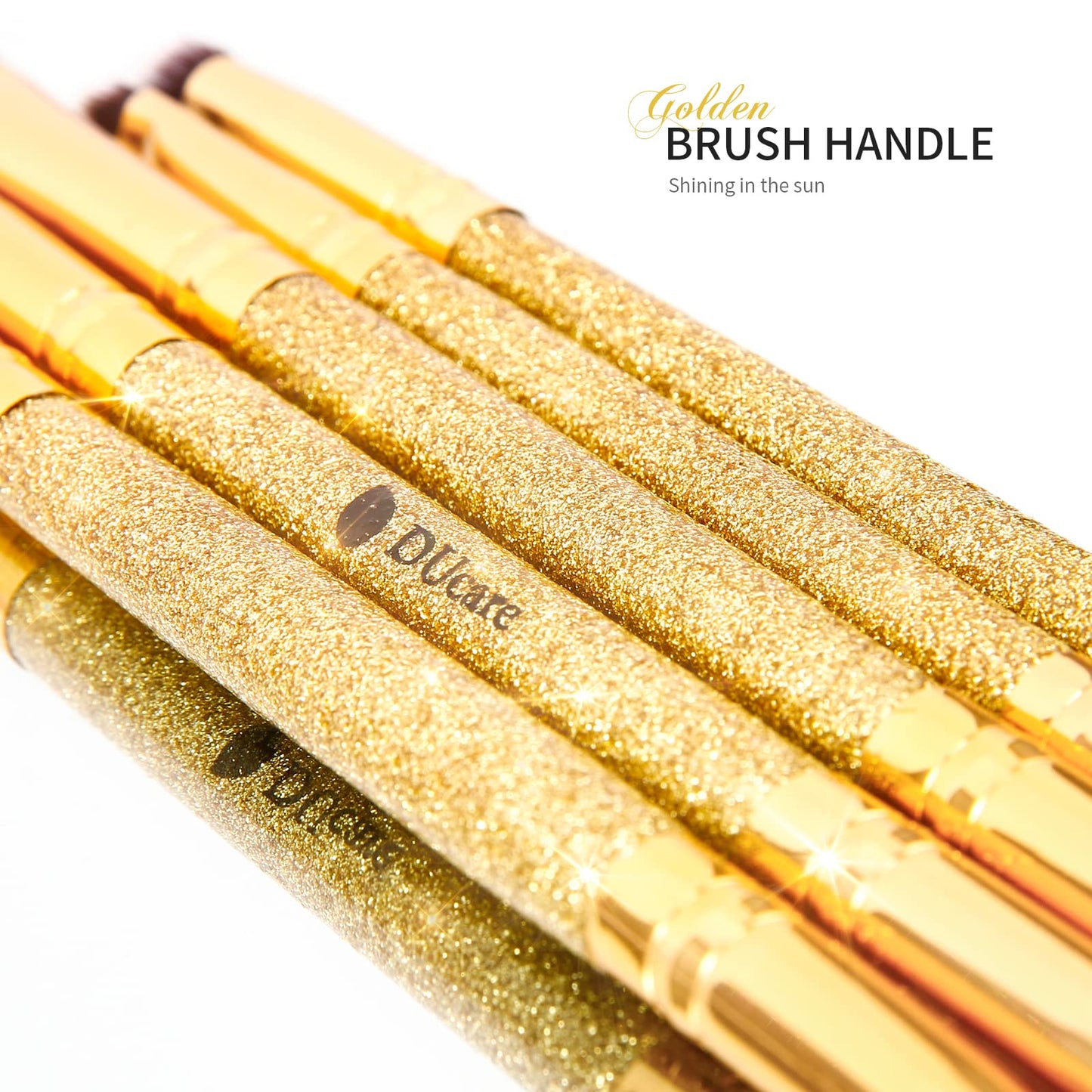 DUcare Eyeshadow Brushes Set Duo End Eye Makeup Brushes Professional Eyeshadow Brush set 5Pcs Travel Concealer Eyebrow Eyelash Eye Liners Blending