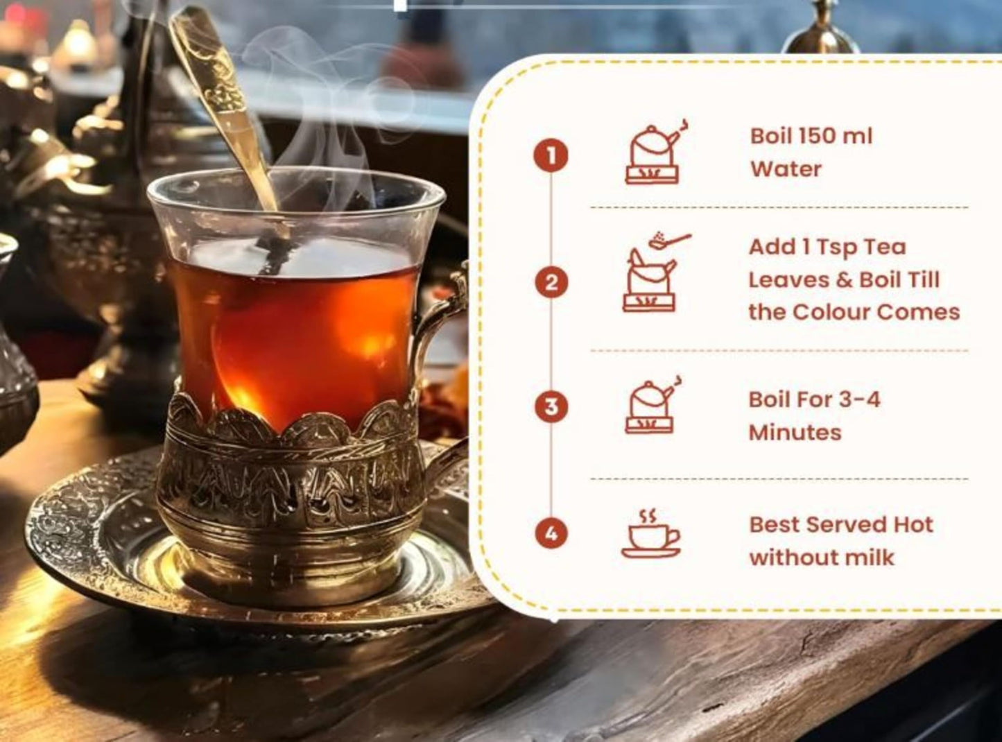 Goodwyn Kashmiri Kahwa Green Tea – 100 Individually Wrapped Tea Bags | Desi Kahwa, Kashmiri Chai, Saffron ,Cardamom Tea & Ginger Tea Blend with Natural Indian Spices | Low Caffeine, Sugar Free Herbal Qahwa | Plastic Free & Travel Friendly | Authentic Indi