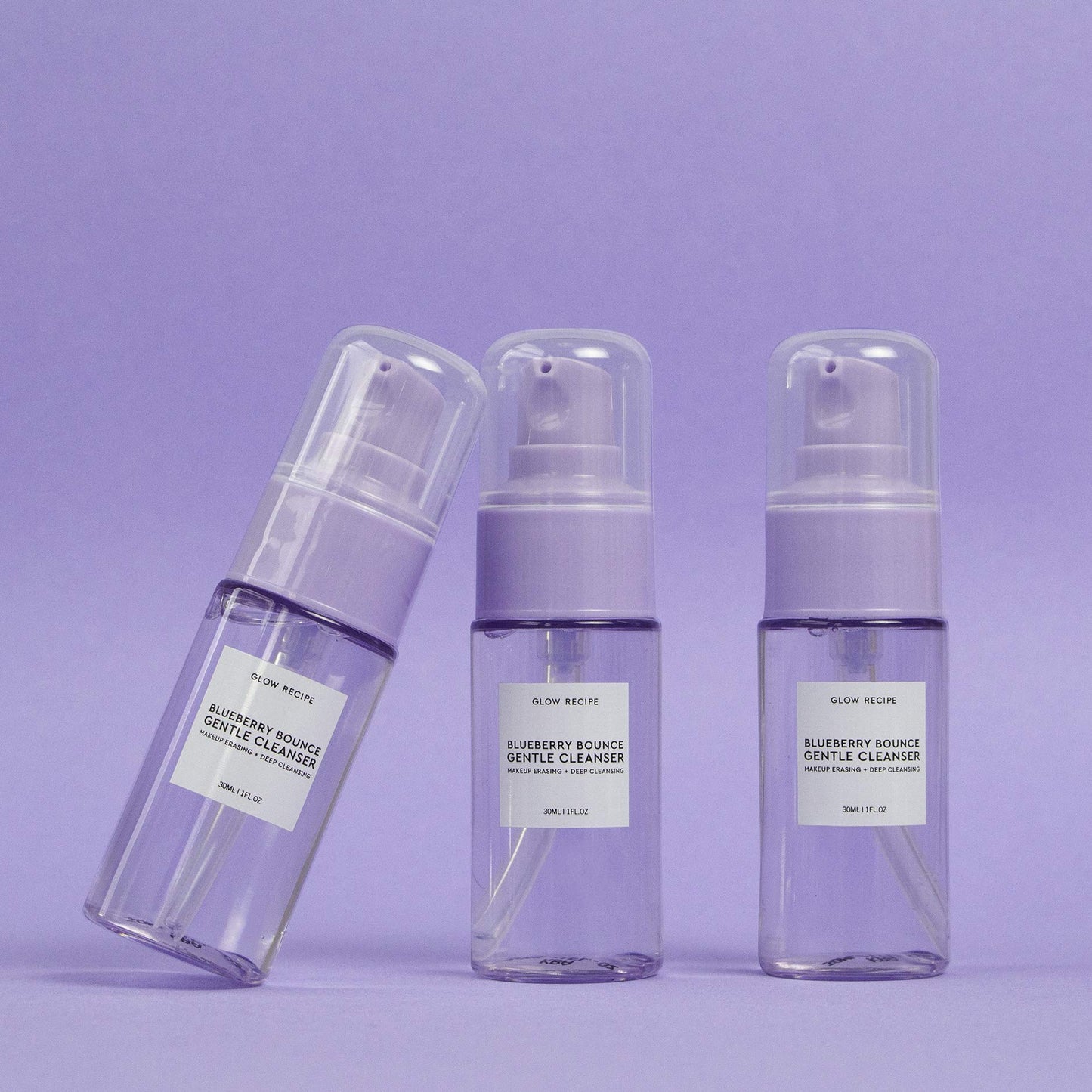 Glow Recipe Nourishing Double Cleanse Duo - Blueberry Mini Gentle Cleanser (30ml) + Avocado Ceramide Moisture Barrier Cleanser (150ml)
