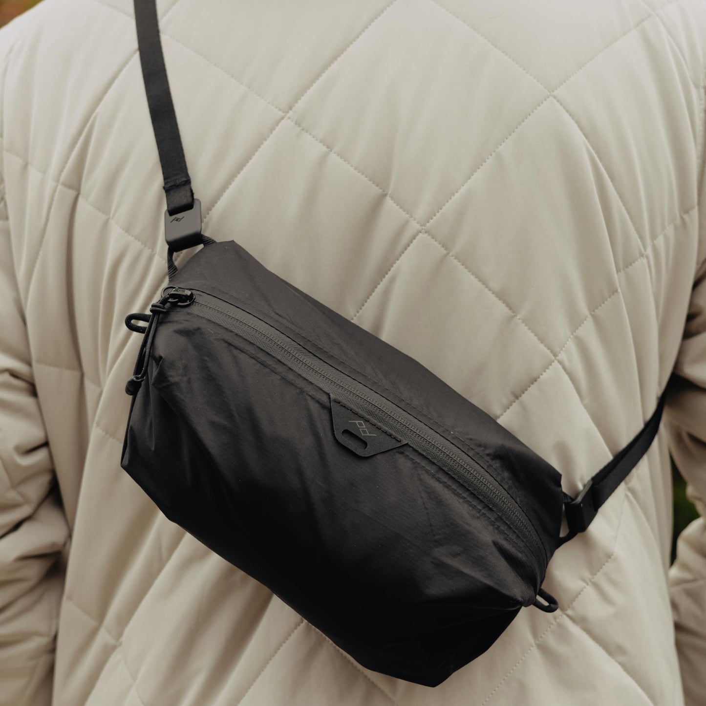 Peak Design Ultralight Terra Shell Packing Cube, Cloud, Weatherproof Luggage Cube with Strap Attachment Points and Luggage Pass Throughs, Zipper Opening, Travel Organizer for Men and Women, Size XXS