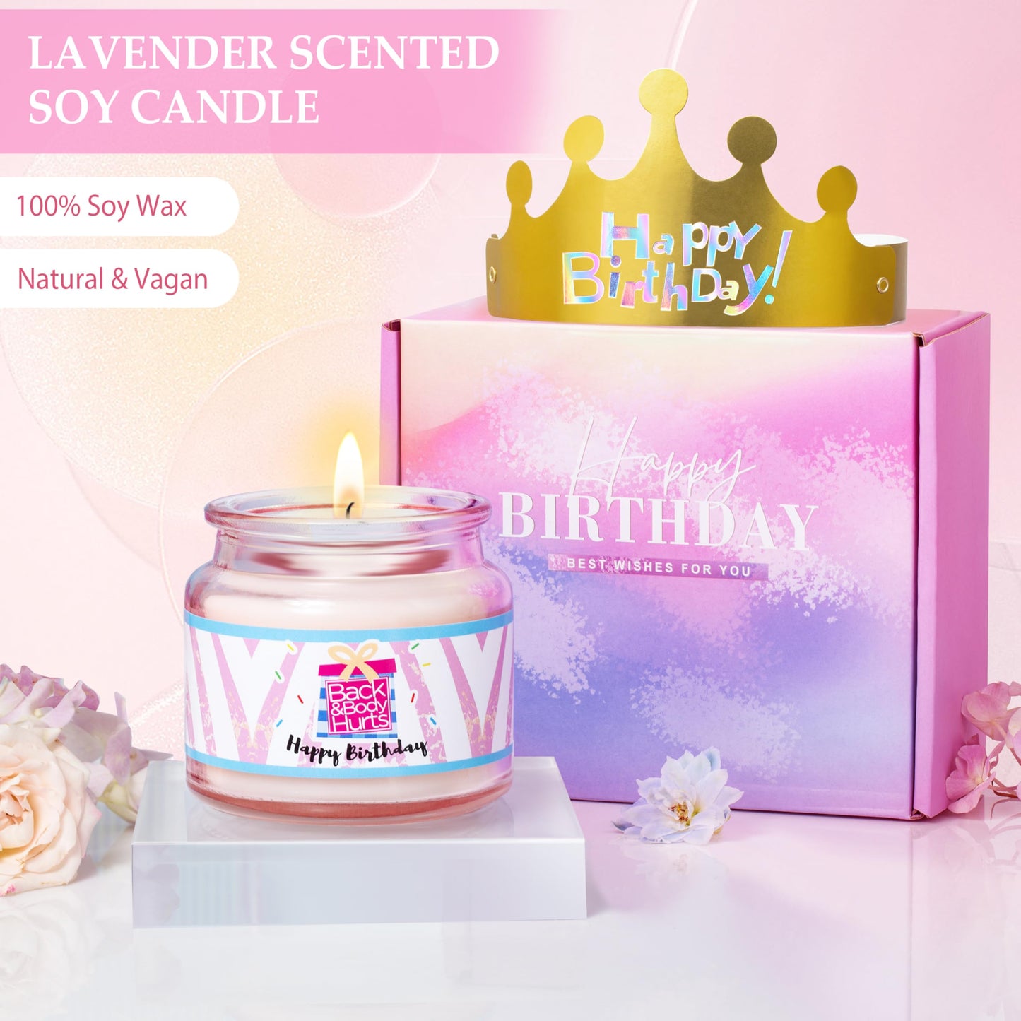 ShinnyWis Birthday Gifts for Women, Happy Birthday Gifts Basket, Not A Day Over Fabulous Tumbler Gift Set, Gift Baskets for Her, Wife, Sister, Mom, Bestie, Coworker, Daughter