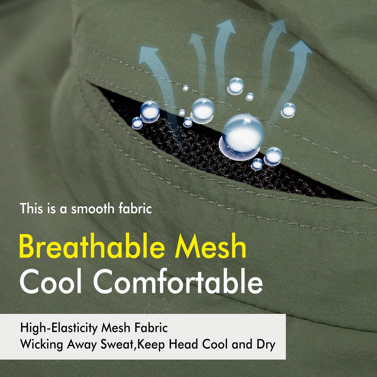 TOP-EX Waterproof Sun Hat for Women Wide Brim SPF 50 UV Protection with Chin Strap Packable & Foldable Bucket Hat for Travel Beach Outdoor Summer Gardening Hiking Fishing Camping Lightweight Green M/L