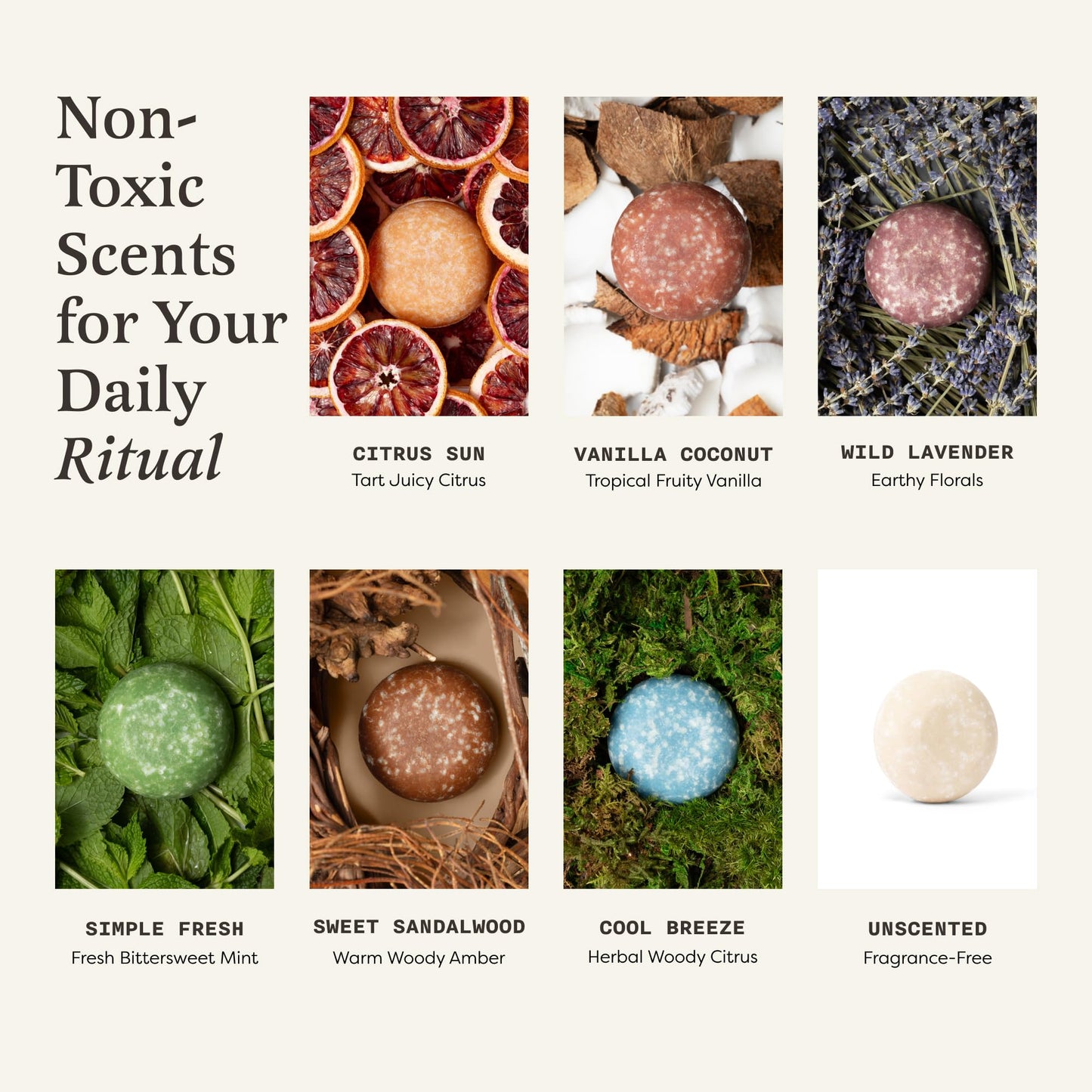 The Earthling Co. Shampoo & Conditioner Bar Set - Promote Hair Growth, Strengthen & Volumize All Hair Types - Paraben & Sulfate Free Formula with Natural Ingredients for Dry Hair (Vanilla Coconut)