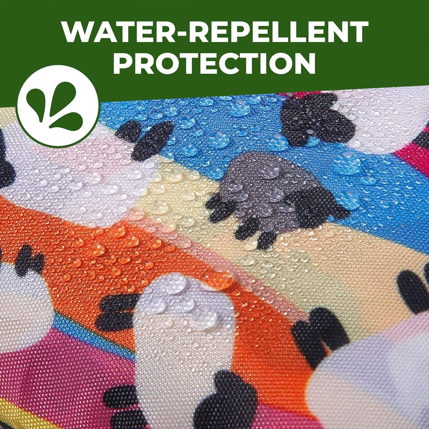 ECO CHIC Foldable Reusable Large Recycled Grocery Bags Lightweight Shopping Tote Bags with Storage Pouch - Collection of 4 bags