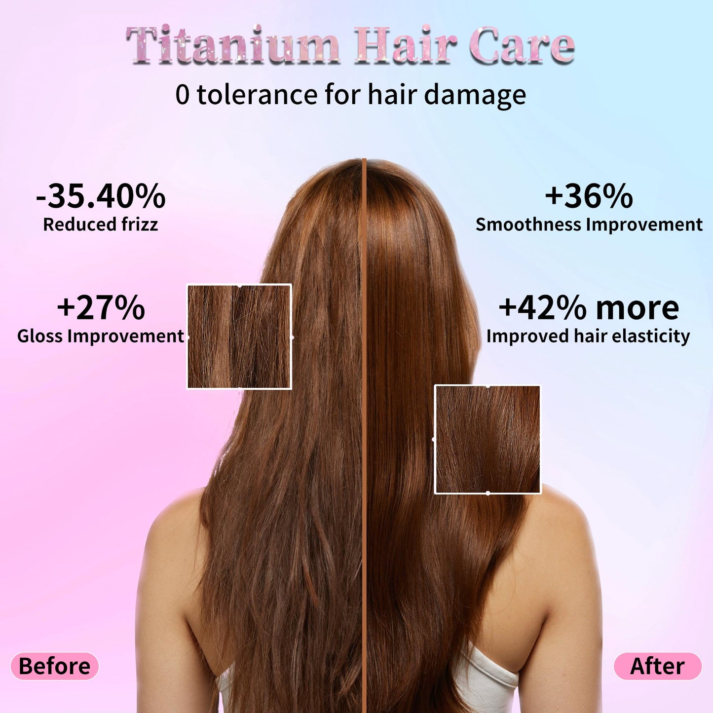 Cordless Hair Straightener, Portable Straightener 2 in 1 for Hair Straightening and Curling, Fast Heating Cordless Flat Iron, Cordless Curling Iron 5000mAh Rechargable for Travel (Mermaid)