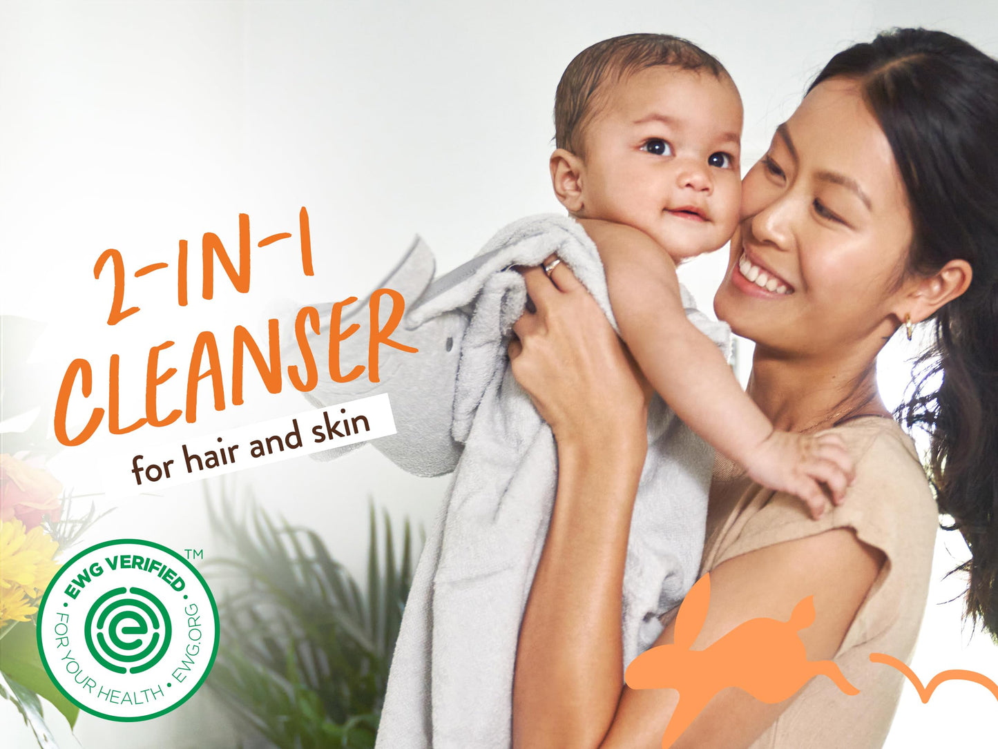 Babo Botanicals Sensitive Baby Fragrance-Free 2-in-1 Shampoo & Wash Bar - Shea Butter, Calendula & Aloe Vera - EWG Verified - Cruelty-Free - Vegan - Pediatrician Tested - For Babies & Kids