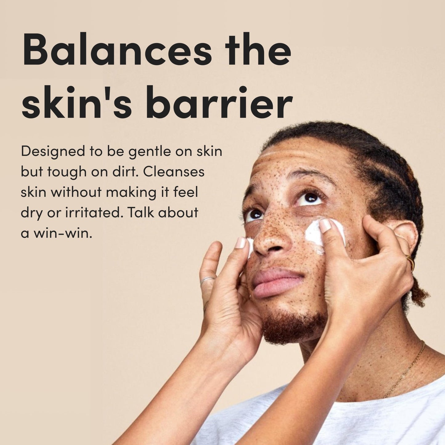 hims High Tide Hydrating Daily Cleanser for Men - Gentle Face Cleanser with Hyaluronic Acid, Squalane and Green Tea Extract - Lemongrass Field Scent