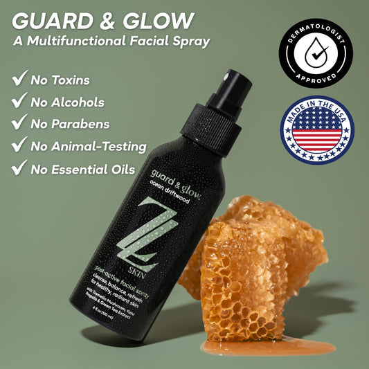 ZL SKIN Guard & Glow Hydrating Face Skin Care Mist - Moisturizes & Calms Redness, Balancing & Toning Facial Mist Spray - Active Skin Repair - Korean Inspired Skin Care for All Skin Types