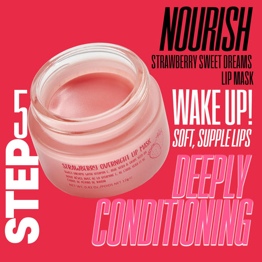 W7 Self Care Skincare Set | Face Cleanser, Toner, Serum, Moisturizer & Lip Mask | Complete Daily Face Routine | Full Size, Long Lasting Products to Use at Home