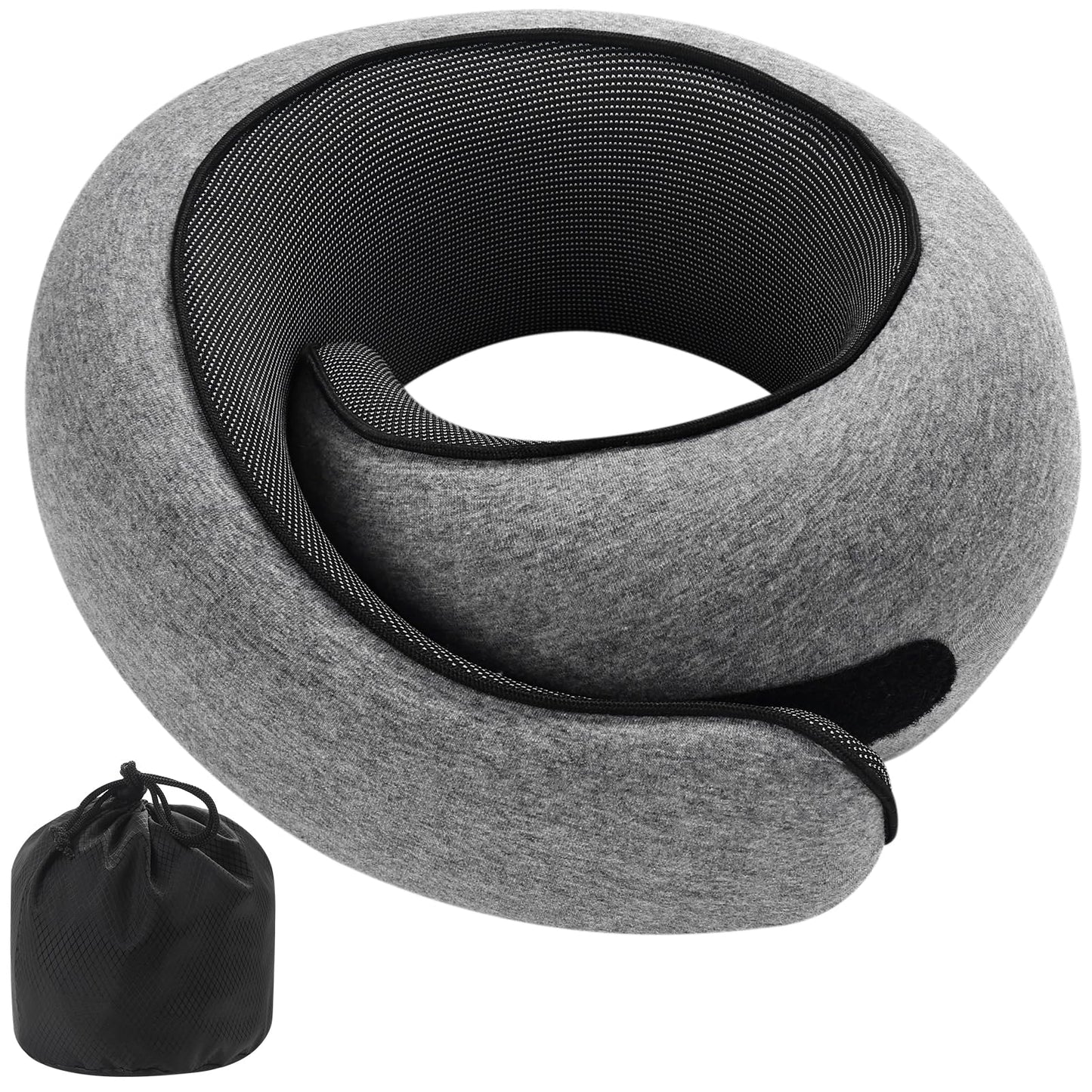 2024 New Memory Foam Travel Pillow for Airplanes,Neck Pillow for Traveling,Neck Plus Travel Pillow,Neck Plus Travel Neck Pillow