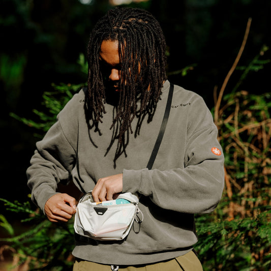 Peak Design Ultralight Terra Shell Packing Cube, Cloud, Weatherproof Luggage Cube with Strap Attachment Points and Luggage Pass Throughs, Zipper Opening, Travel Organizer for Men and Women, Size XXS