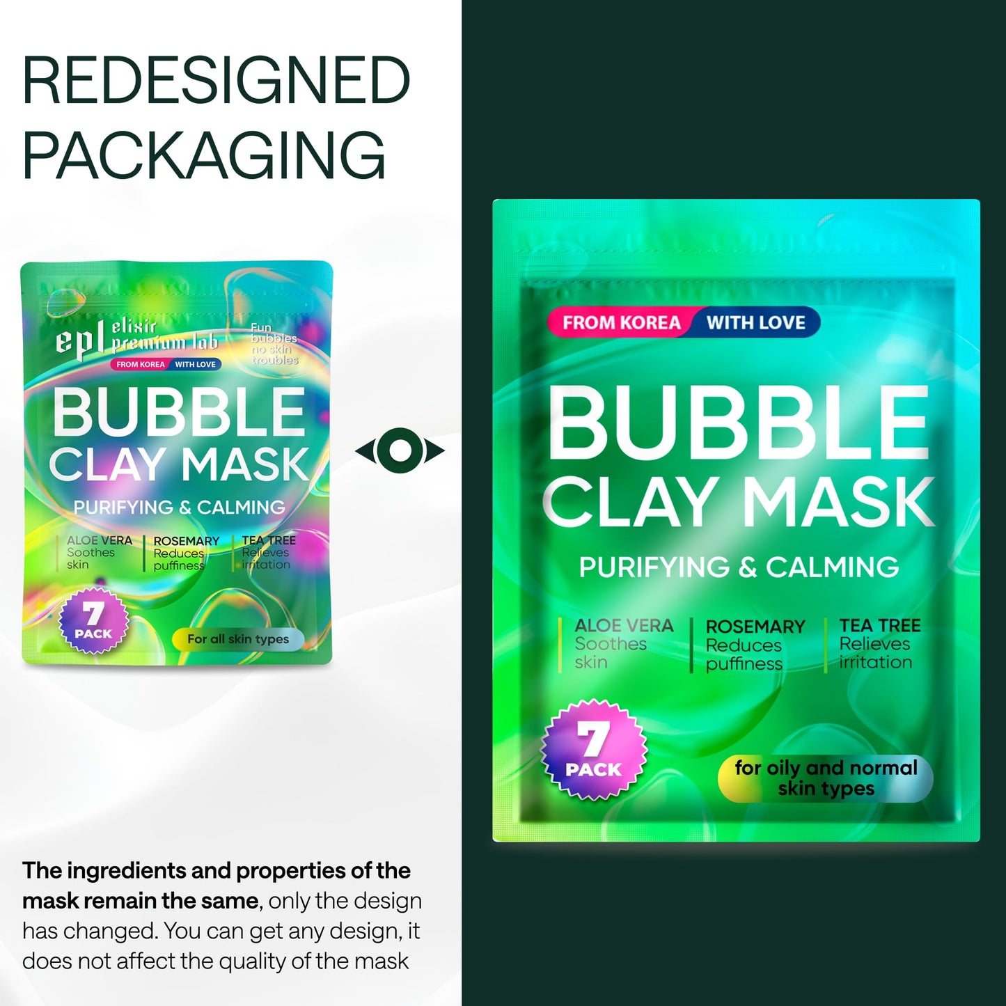 Korean Carbonated Bubble Clay Mask for Blackheads and Pores – Black Head Remover for Face – Korean Face Wash – Deep Cleansing, Exfoliating, Sebum and Oil Control – Pack of 4 Bubble Skin Care Masks