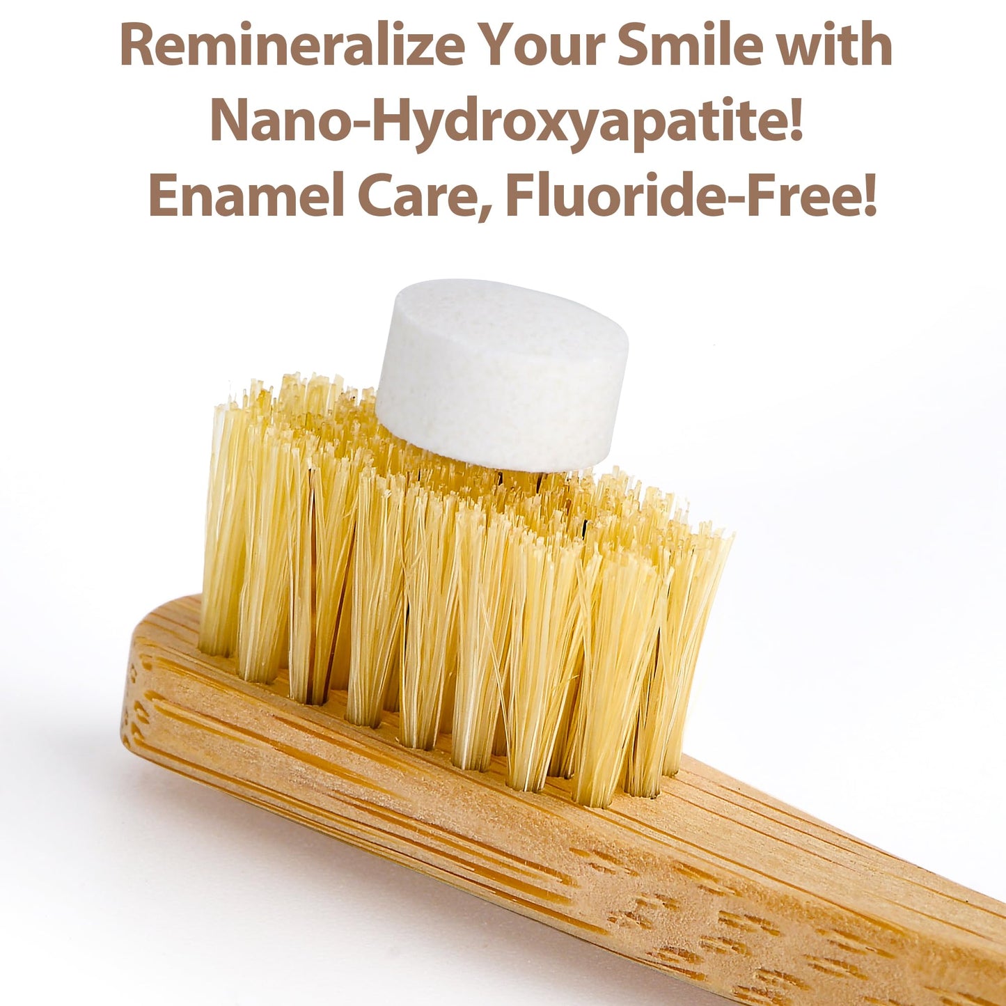 NanoMint | Remineralizing Toothpaste Tablets | Nano Hydroxyapatite Fluoride Free | 124 Toothpaste Tabs | Eco Friendly, Travel Mouthwash Tablets | Freshens Breath & Strengthens Tooth Enamel