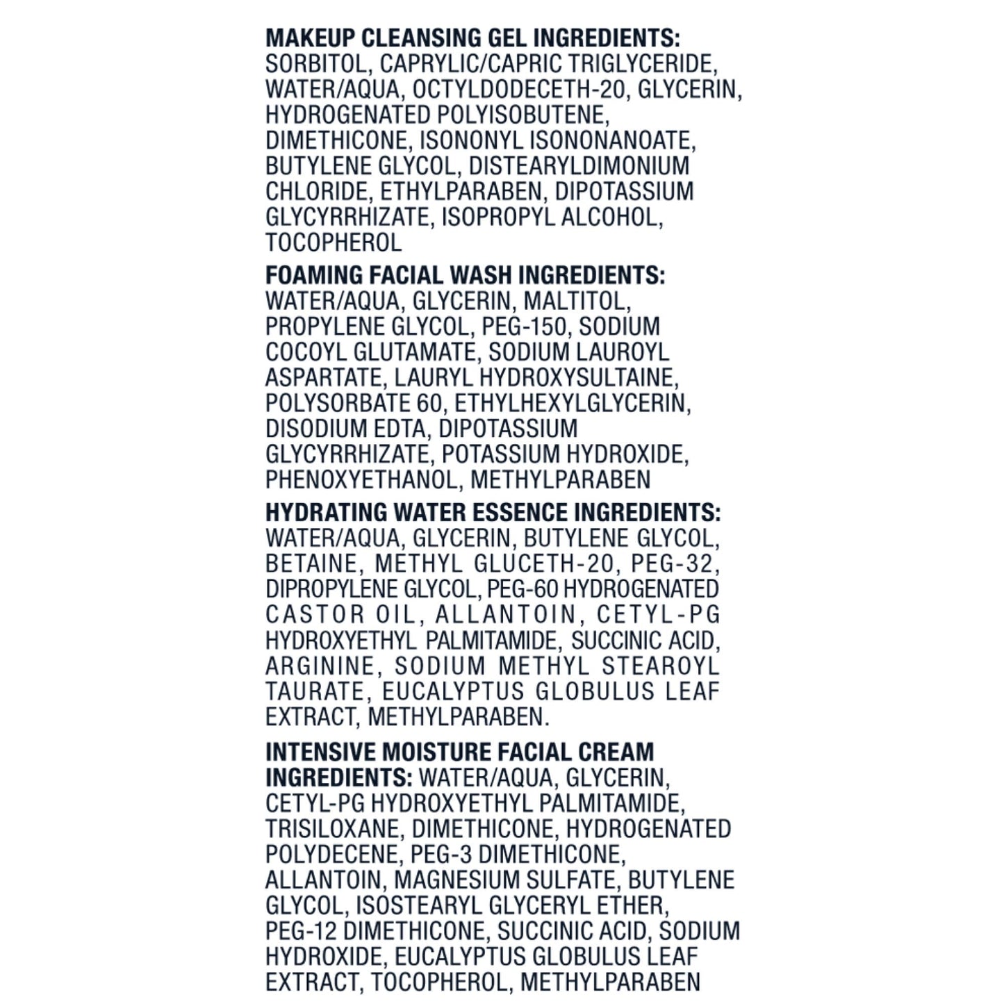 Curel Japanese Skin Care Travel Size Toiletries, for Dry, Sensitive Skin, Travel Size Face Wash, Lotion, & Makeup Remover