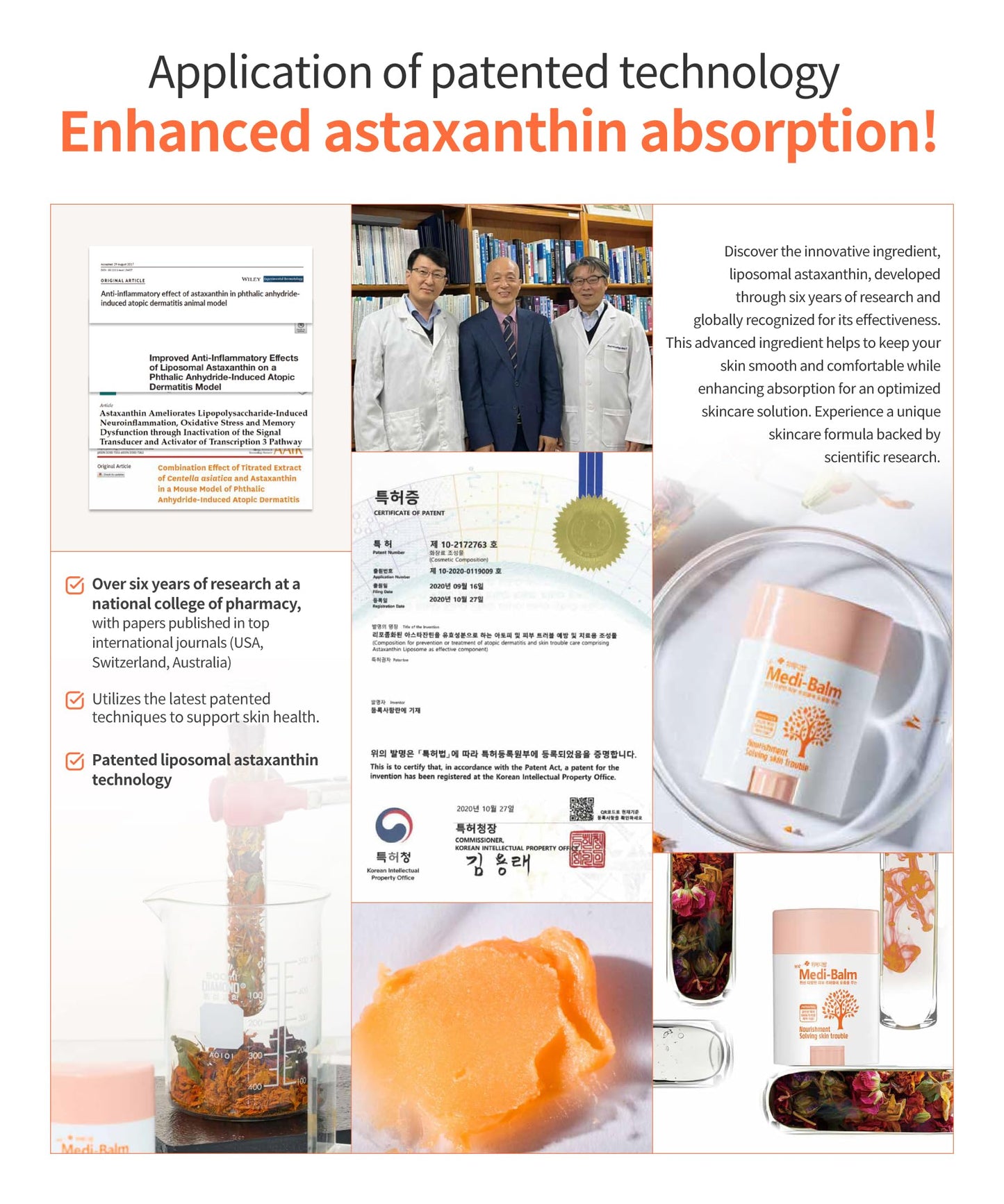 Astaxanthin Multi-Care Balm Stick – Soothing & Moisturizing for Dry, Sensitive Skin | Safe for Babies, Kids & Adults | Natural, Steroid-Free | wemedibalm (20g / 0.70 oz)