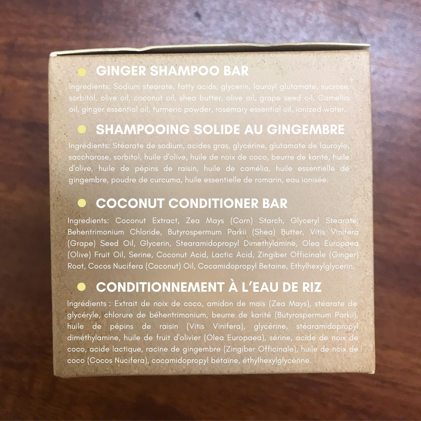 Muun Ginger Shampoo and Conditioner Bar Pack 3 - Hair Growth & Regrowth, Anti Hair Loss, Strengthen & Volumize, pH Balanced - Sulfate & Silicone Free For All Hair Type - Solid Soap for Travel