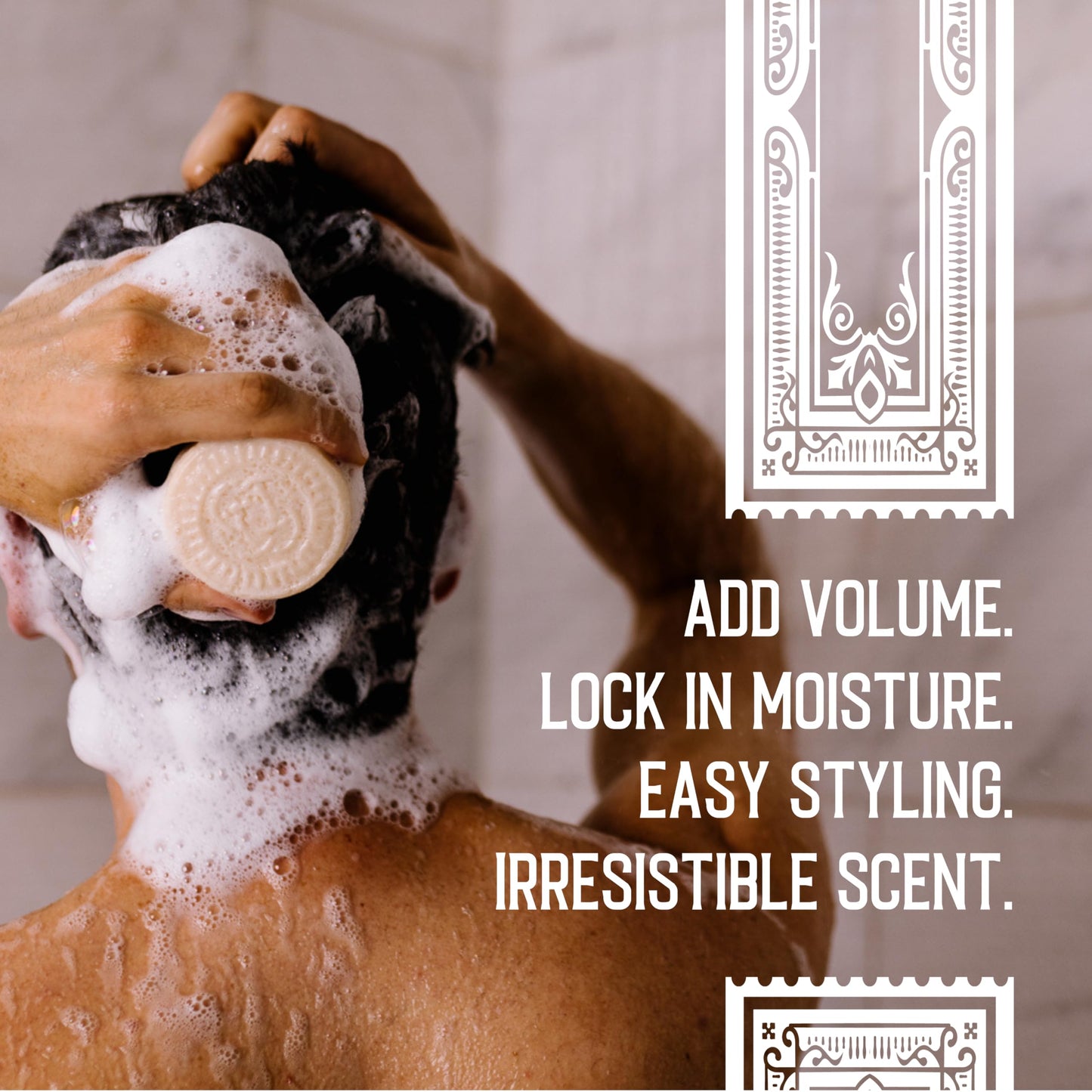 Viori Hamish & Co. Shampoo Bar - Aged Sandalwood - Shampoo for Men - Handcrafted with Scottish Islay and Whiskey Infused - Made from Natural Ingredients - Sulfate, Paraben, Cruelty, and Plastic-Free