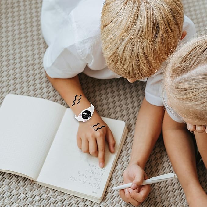 Kids Watches for Girls Boys Digital Sport Watch with Step Counter Pedometer Vibration Alarm Clock, No App Waterproof Fitness Tracker Kids Watch Boys Girls Teens Students Ages 5-16