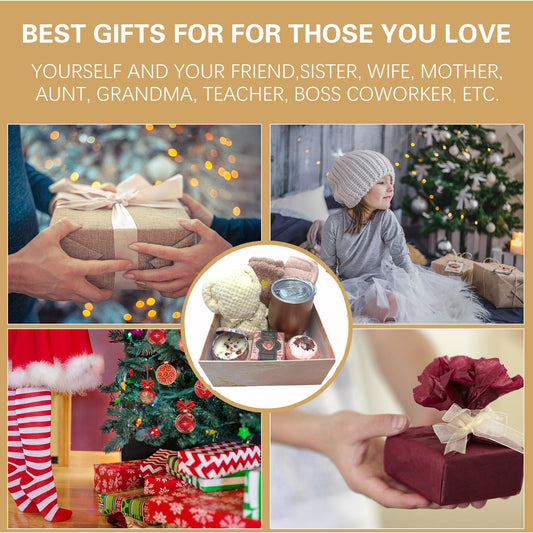 BEECO GIF2U Spa Gift Baskets for Women,Luxury Self Care Gifts for Mom,Get Well Soon Gifts for Friend,Thank You Relaxing Box Gifts for Women 20th,30th,40th,50th,60th 70th 75th Birthday,Anniversary