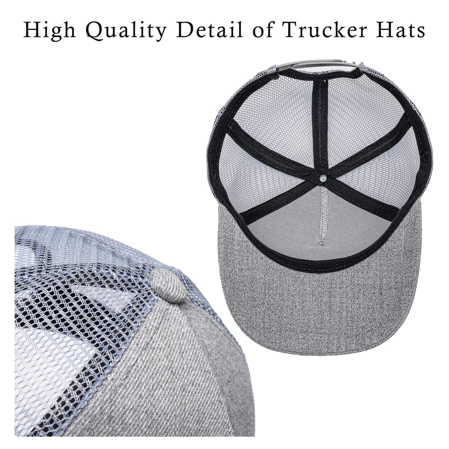 Heather Gray Hubs and Wife Trucker Hats Set of 2 Mr and Mrs Gifts Wedding Gifts for Couples Honeymoon Essentials/Outfits Bride and Groom Gifts His and Hers Hats Engagement The Marriage Gifts