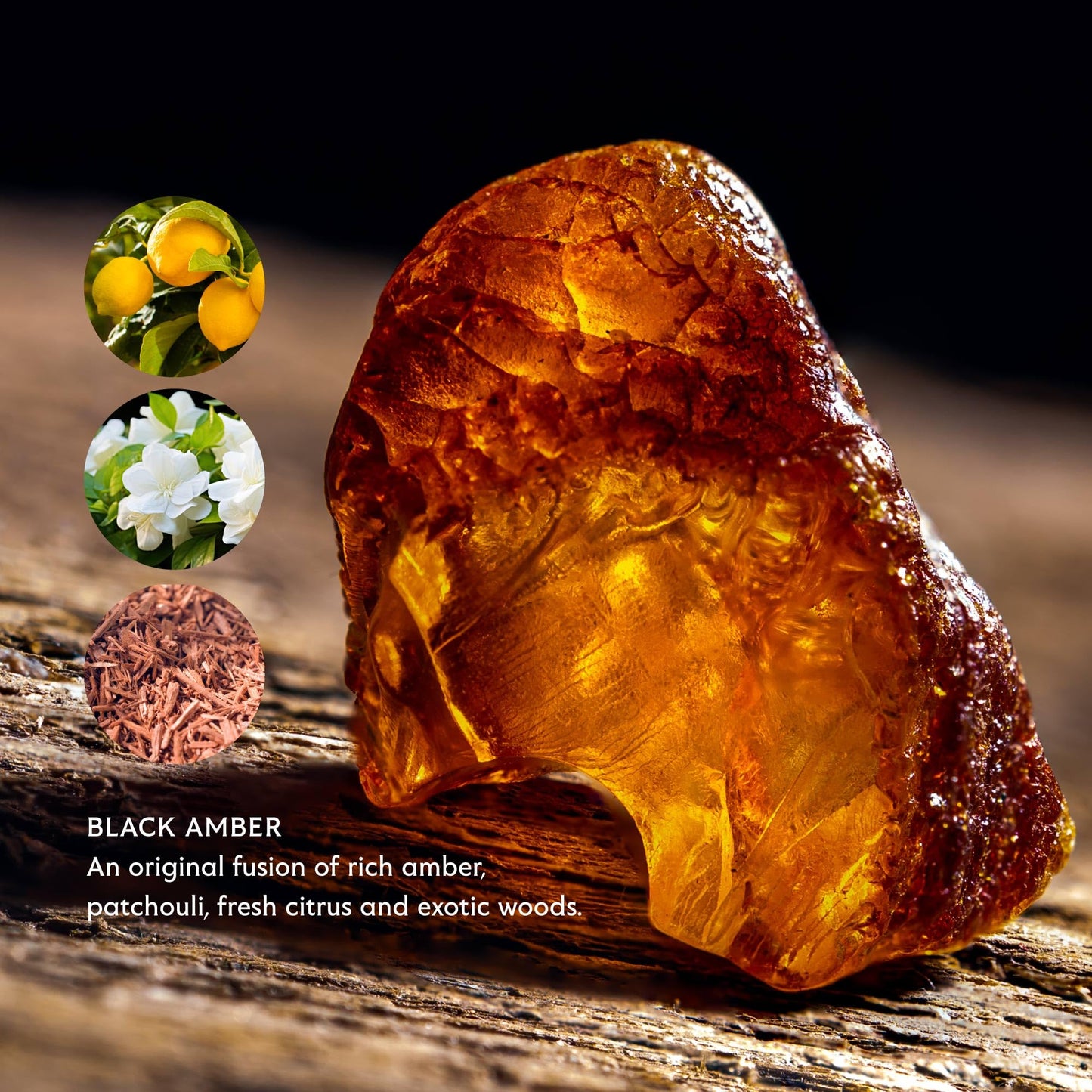 Mistral Men's Body Wash & Shampoo, Black Amber 13.5 oz | 2-in-1 Natural Shower Gel for Men | SLS, Paraben & Phthalate Free | Natural Men’s Body Wash, Moisturizing Bath Gel - Made in France