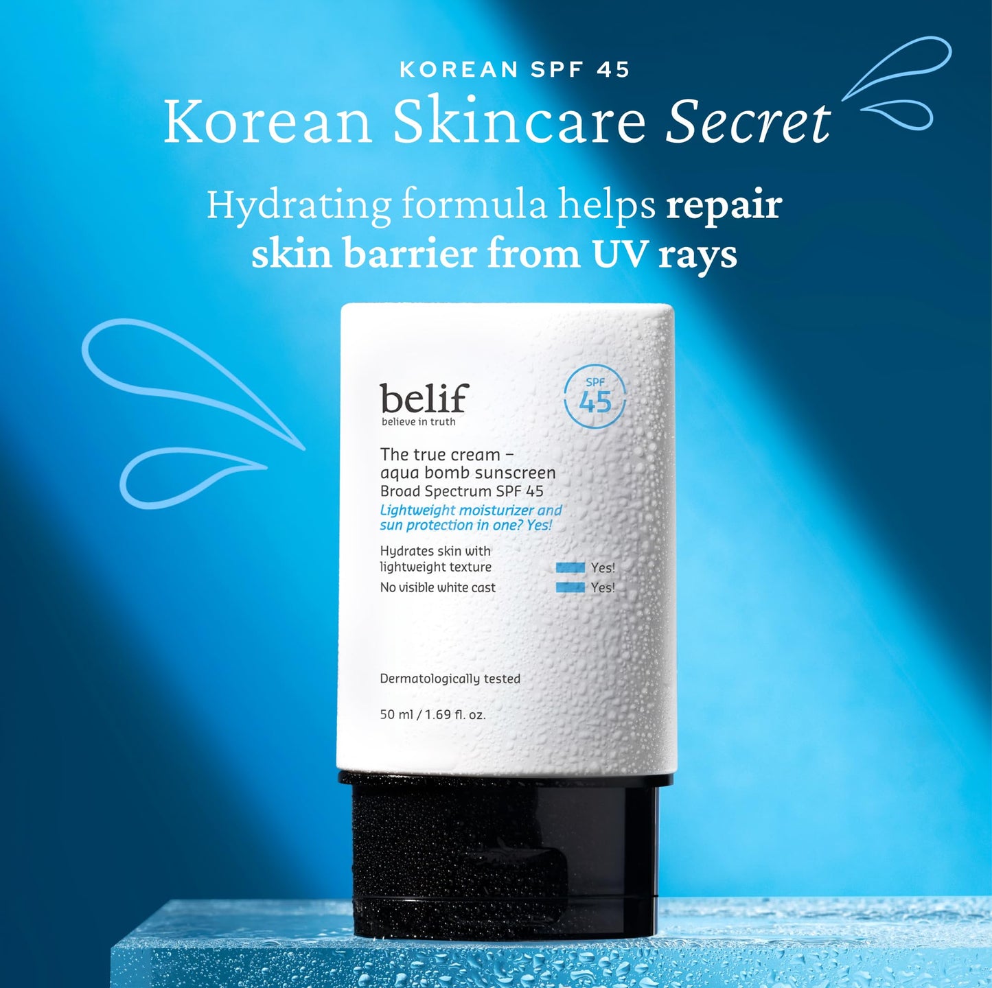 belif Hydrate & Go Kit – 4-Step Korean Skincare Set with Toner, Moisturizing Bomb Cream, Jelly Cleanser, Eye Bomb, SPF 45 Sunscreen, TSA-Friendly, Deep Hydration & Barrier Care for Glowy, Bouncy Skin