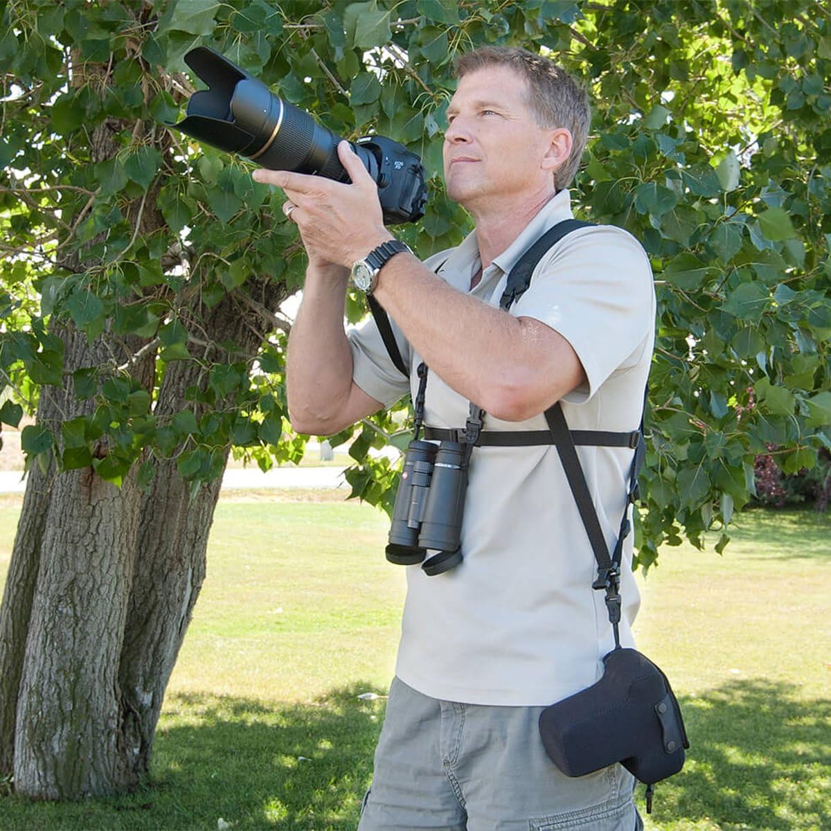 OP/TECH USA Soft Pouch – Compact digital camera case, lightweight accessories pouch, sleek neoprene sleeve for DSLR, perfect for backpacks & travel – durable protection in style | D-SLR| Black