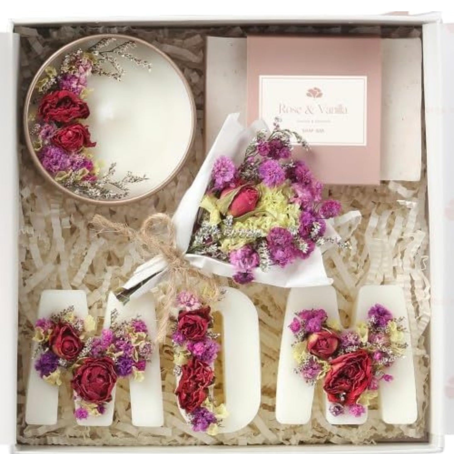 Gift Basket for Mom – Birthday, Christmas & Mothers Day Present – Mom Gift Box & Relaxing Spa Self Care Set