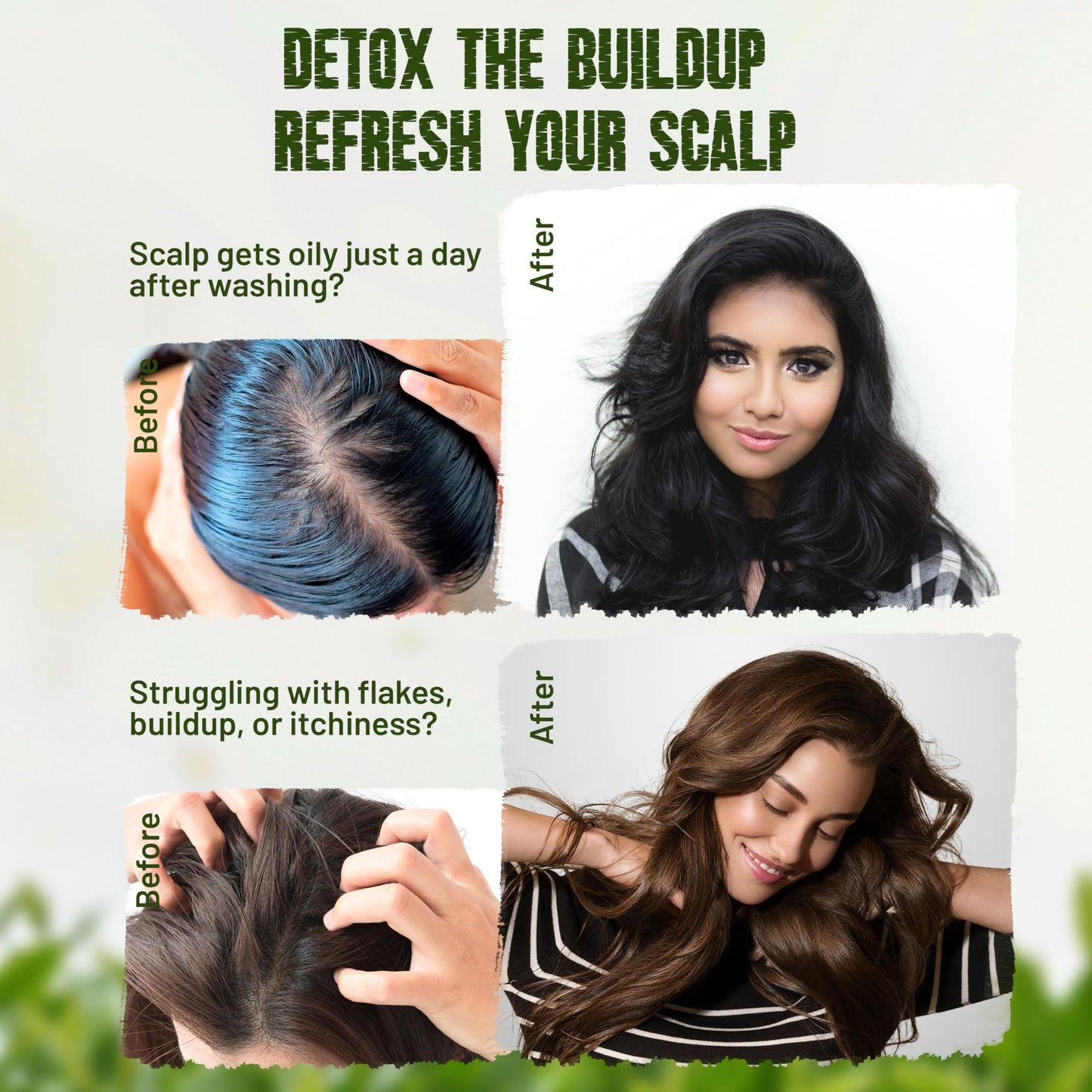 Herbishh Tea Tree & Mint Shampoo Bar – Tea Tree Oil Soap Bar for Oily Hair & Scalp Cleanse – Solid Travel Size Shampoo for Men & Women – Minty Deep Cleansing, 3.53 oz