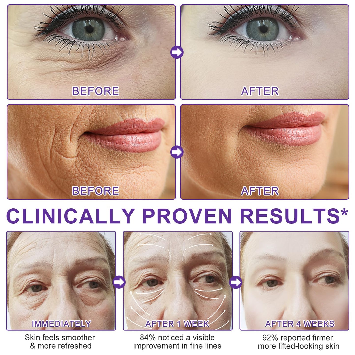 Firming Serum Stick with Retinol, Firming Stick for Face and Neck for Deep Wrinkles, Retinol Skin Booster Serum Stick, Skin Tight, Lifting Sagging Skin,Anti Aging,Reduce Wrinkles & Fine Lines, Nourish