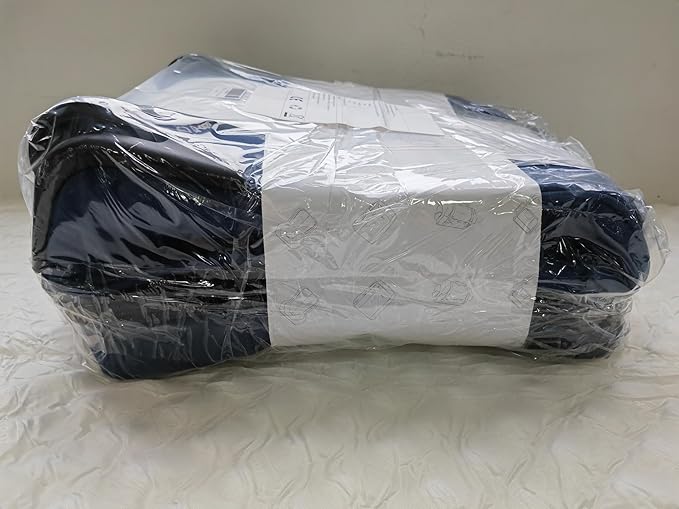 KROSER Carry On Underseat Multi-functional, 16-inch Underseater Lightweight Overnight Suitcase for Women, Haze Blue