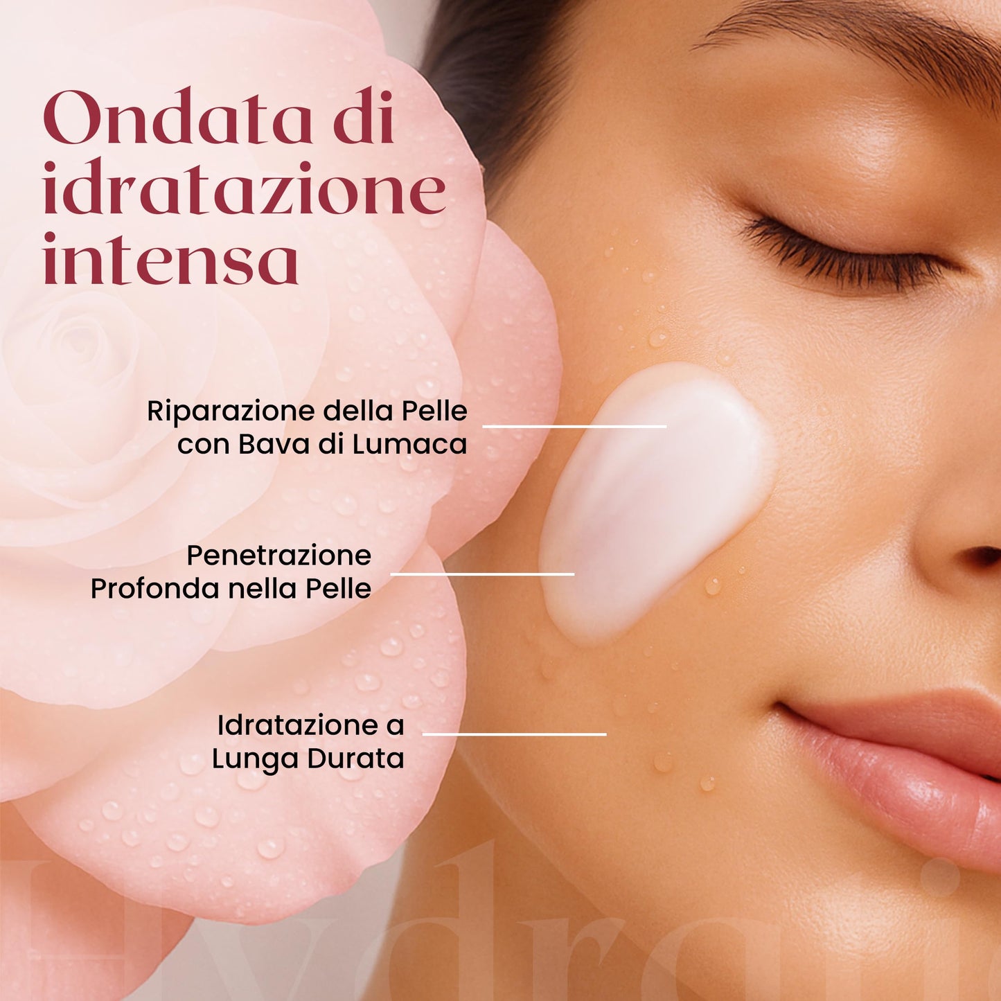 GIOVANNA ROSE COSMETICS Anti-Wrinkle Snail Mucin Cream – 73% Snail Mucin Moisturizer, Hyaluronic Acid for Deep Hydration, Antiaging Face Moisturizer, Firm & Glowing Skin, 3.72 Fl Oz