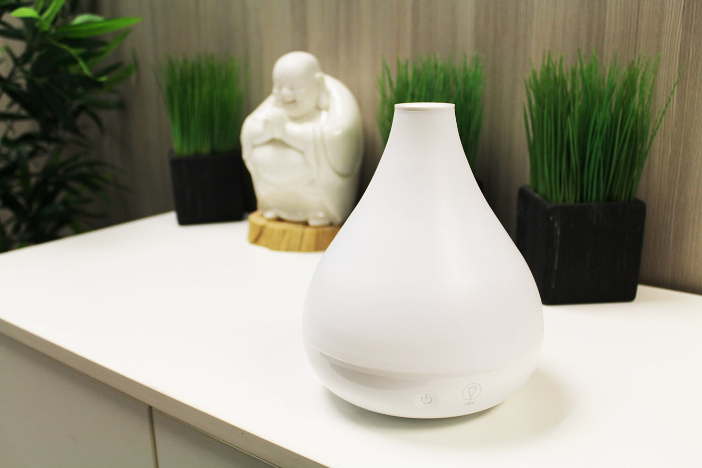 Crane Small Ultrasonic Diffuser and Air Humidifiers for Bedroom and Office, .35 Gallon Cool Mist Humidifier for Personal Use, No Humidifier Filters Needed, White