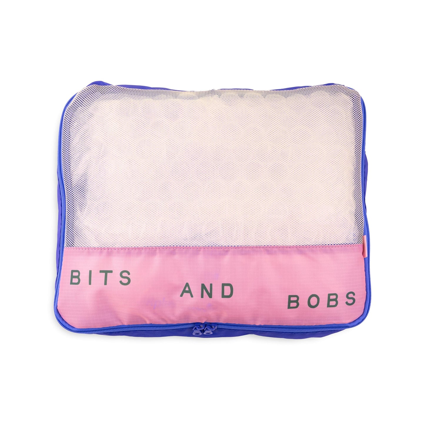 ban.do Getaway Polyester and Mesh Packing Cube Set, Includes 4 Foldable Luggage Organizers in Various Sizes, Bits and Bobs