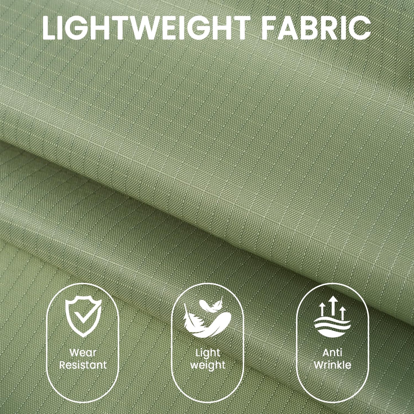 BAGAIL 6 Set Ultralight Compression Packing Cubes Packing Organizer for Travel Accessories Luggage Suitcase Backpack(70D FullMesh Matcha Green)