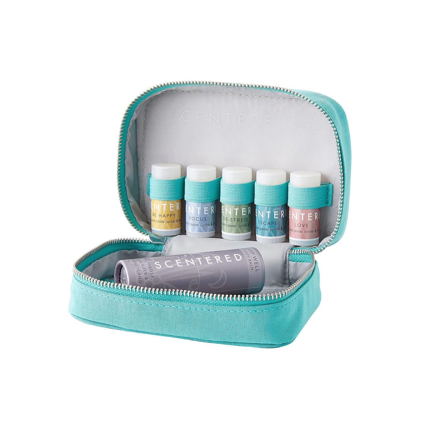 Scentered Aromatherapy Gift Set, Roll On Essential Oil Balms for Sleep, Stress-Relief, Focus, Mood Boost, Calm & Emotional Balance - Relaxing Gifts for Women - Daily Ritual