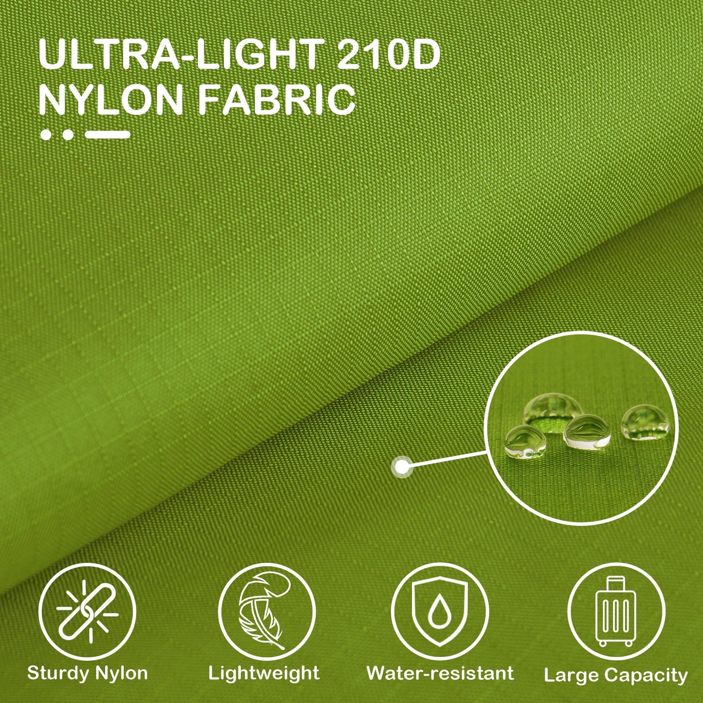 Cipway Compression Packing Cubes, Ultralight Luggage Organizer Bags, Travel Essentials for Carry on Suitcase (3 Piece,Green)