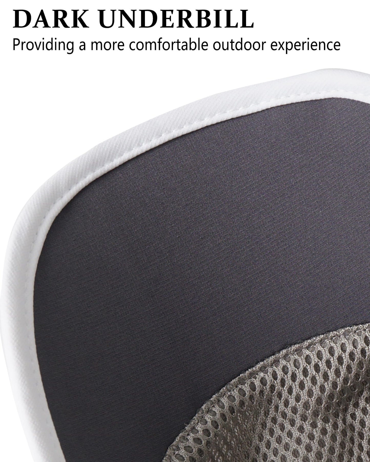 GADIEMKENSD Sports Sun Visor for Womens Men, UPF 50+ Golf Visor Folding Tennis Hat with Reflective Brim, Breathable Sun Hats for Running Pickleball Workout Travel White