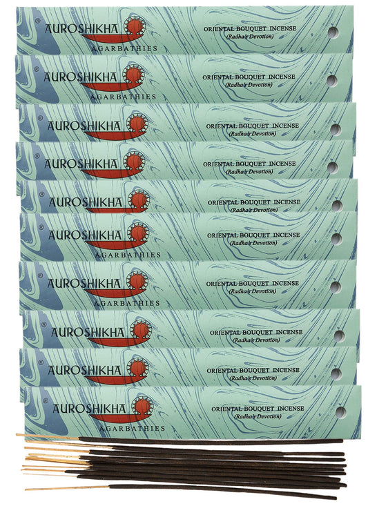 Marbling ~ Oriental Bouquet Incense Sticks (10 Pack - Total of 100 gram)