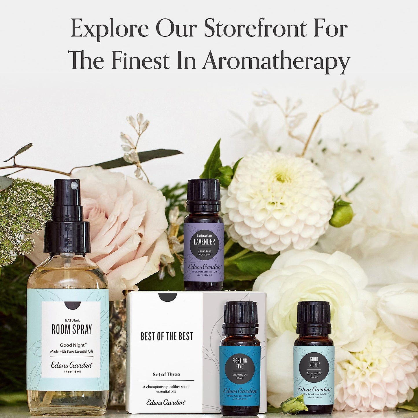 Edens Garden Essential Oil Roll-On 3 Set, 100% Pure Therapeutic Grade & Natural Aromatherapy Roller Blends For Relaxation, Sleep & Skin Care Oils - For Massage, Body & Self Care, 10 ml Roll-On/ 3 Pack