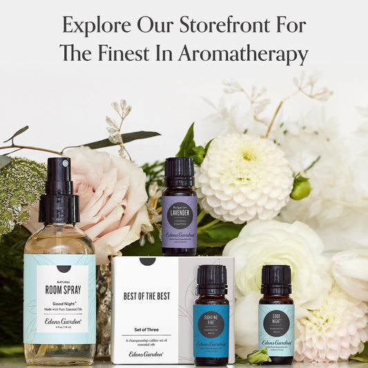 Edens Garden Essential Oil Roll-On 3 Set, 100% Pure Therapeutic Grade & Natural Aromatherapy Roller Blends For Relaxation, Sleep & Skin Care Oils - For Massage, Body & Self Care, 10 ml Roll-On/ 3 Pack