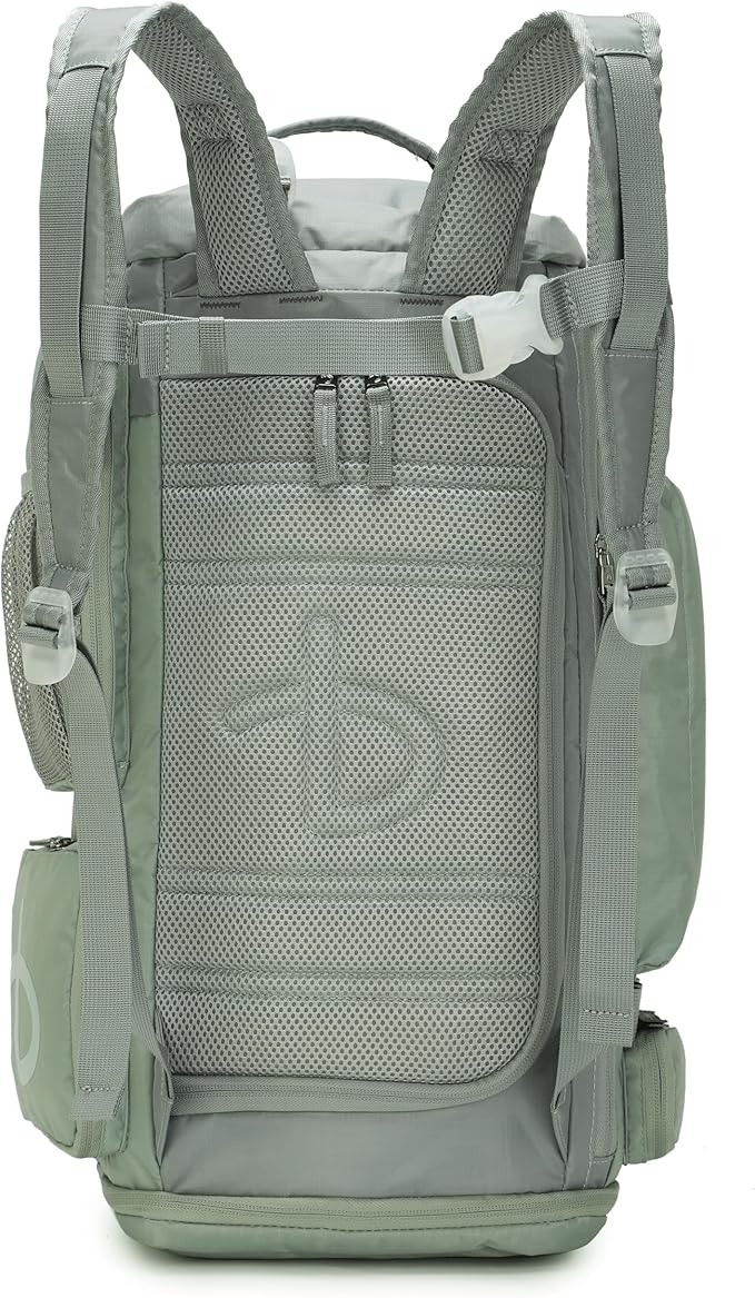 BE SMART 32L Extra Large Gym Backpack for Women, Big Gym Bag with Shoes Compartment, Waterproof Heavy Duty Duffel Bags, Women's Workout Backpacks for Outdoor Sport,Hiking,Camping,Travel